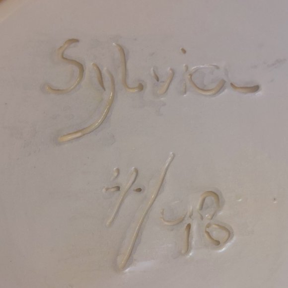 Handmade Pottery Cheese Serving Dish - Picture 7 of 7